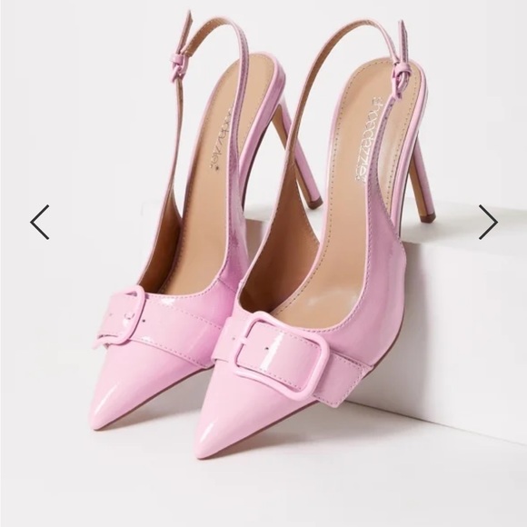 SHOEDAZZLE Gigi Slingback Pump (Wide Width) in Pink Lavender - Picture 2 of 4